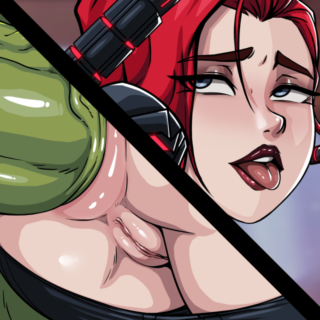 244 - Black Widow ANALized [no cum]